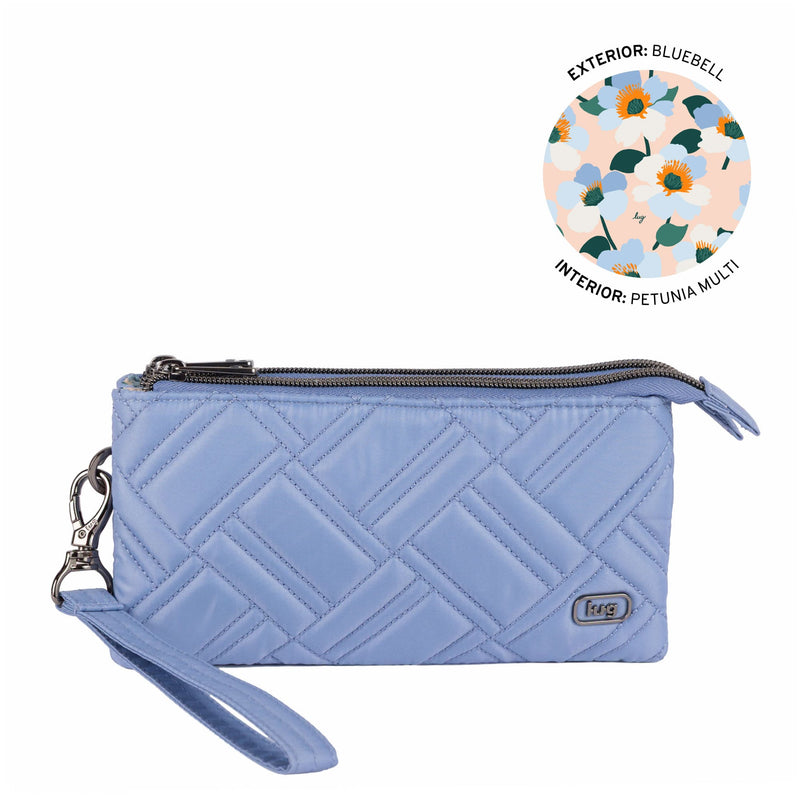 X-LUG - Frolic RFID Wristlet - BLUEBELL