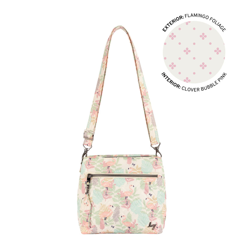 X-LUG - Double Dip Crossbody Bag - FLAMINGO FOLIAGE