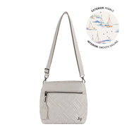 X-LUG - Double Dip Crossbody Bag - PEBBLE