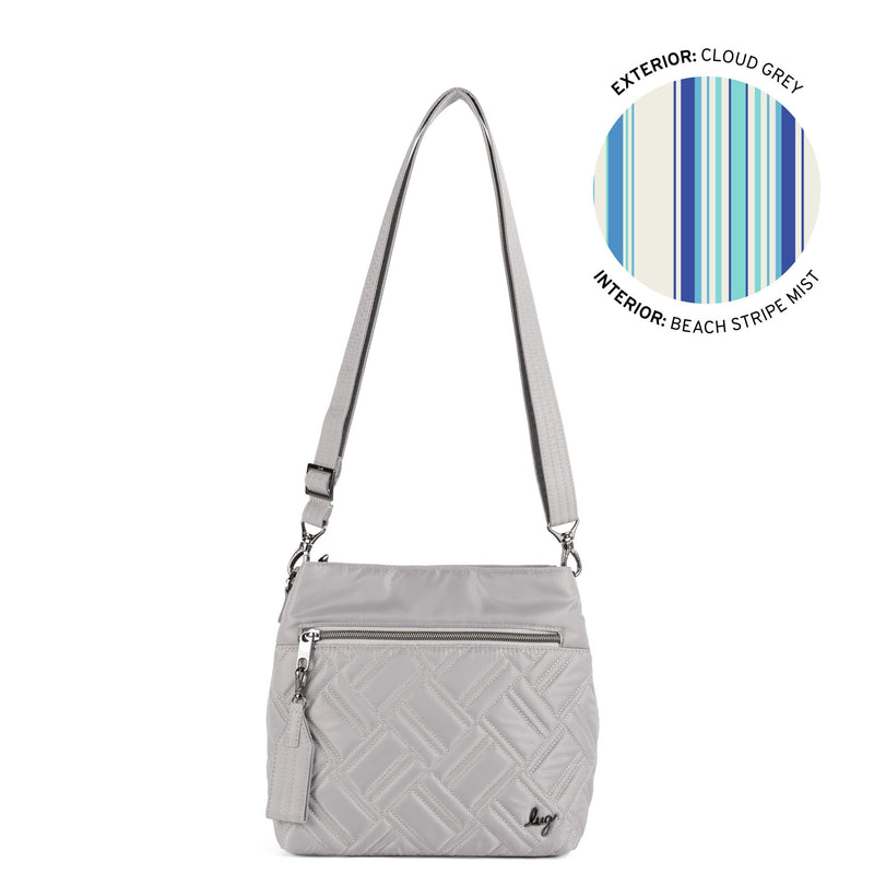 X-LUG - Double Dip Crossbody Bag - CLOUD GREY