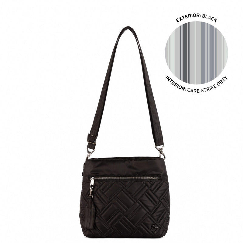 X-LUG - Double Dip Crossbody Bag - BLACK