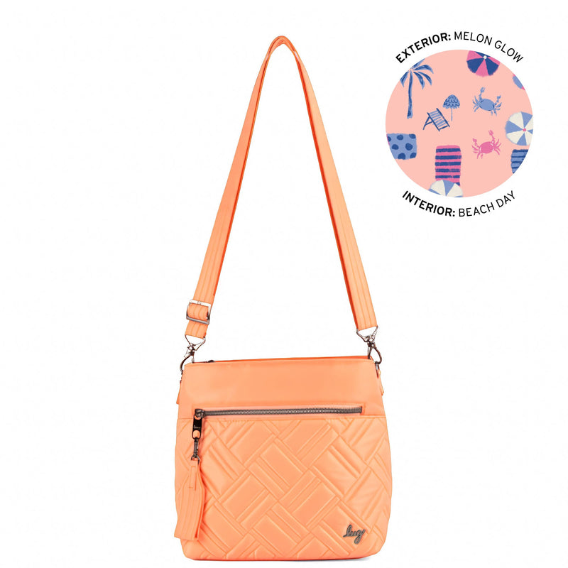 X-LUG - Double Dip Crossbody Bag - MELON GLOW