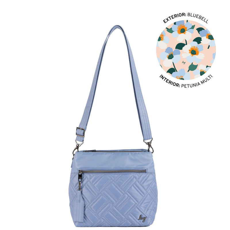X-LUG - Double Dip Crossbody Bag - BLUEBELL