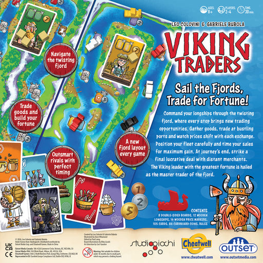 Viking Traders box back