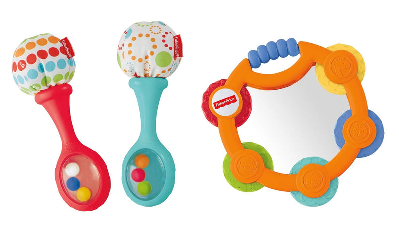 Fisher-Price - Tambourine and Maracas Gift Set