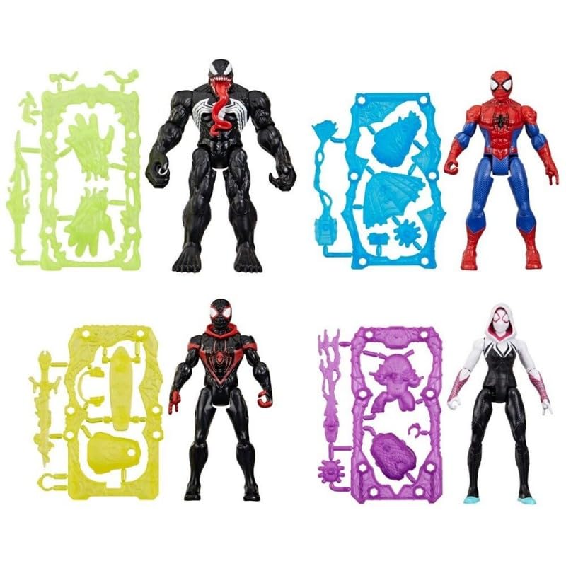Hasbro - MARVEL - SPIDERMAN - 4.5"" ACTION GEAR FIG ASST