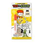 Tree Town Toys - YES & KNOW - INVISIBLE INK GAME BOOK - CLASSIC GAMES