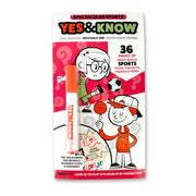 Tree Town Toys - YES & KNOW - INVISIBLE INK GAME BOOK - SPECTACULAR SPORTS