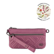 LUG - Super Metro XL Wristlet with Charm Bar - MOONBERRY