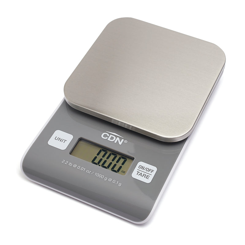 CDN - CDN Precision Scale, Digital, 1Kg/2.2lb, Grey (NSF Certified)