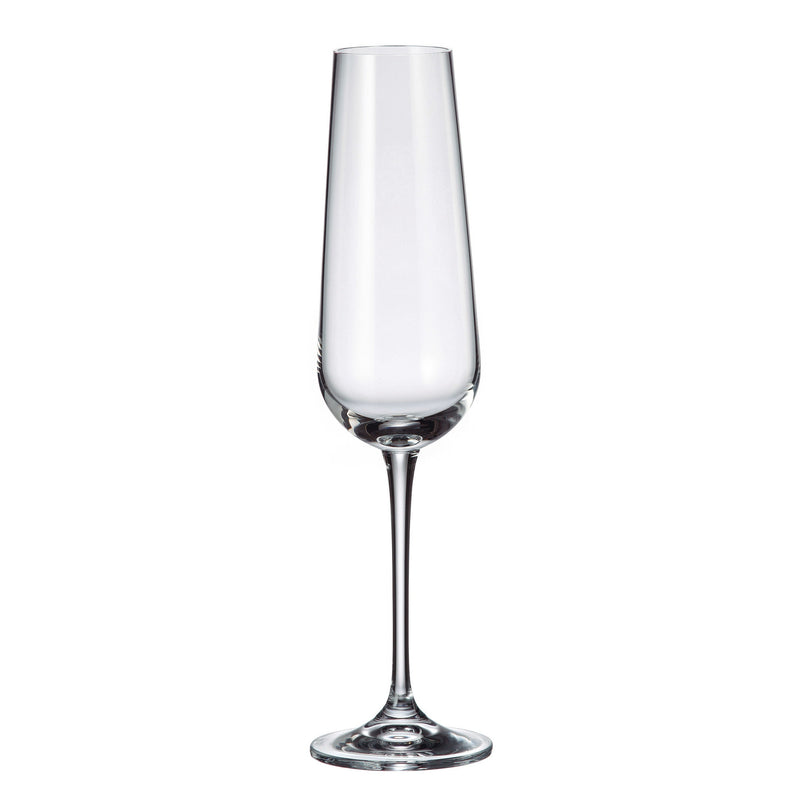 Crystalite Bohemia - Amundsen/Ardea Flute 220 ml, Set of 6