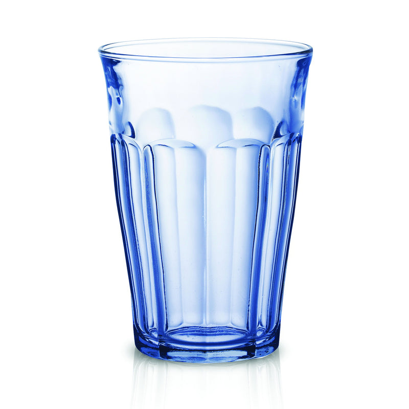 Duralex - Duralex Picardie Marine Blue Glass Tumblers 360 ml, Set of 6