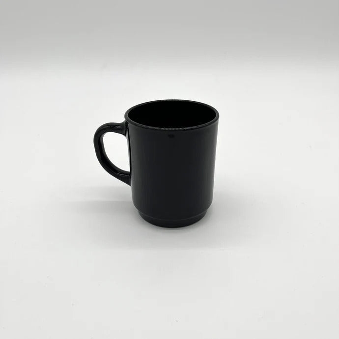 Duralex - Duralex Versailles Black Mug 260 ml, Set of 6