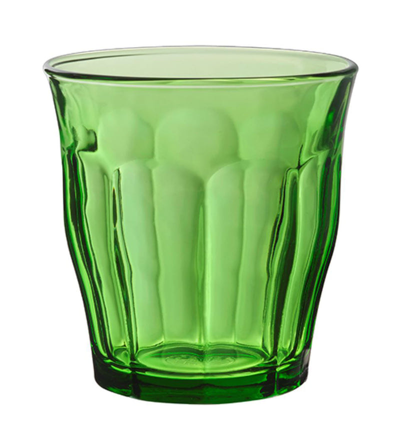 Duralex - Duralex Picardie Green Glass Tumbler 250 ml, Set of 6