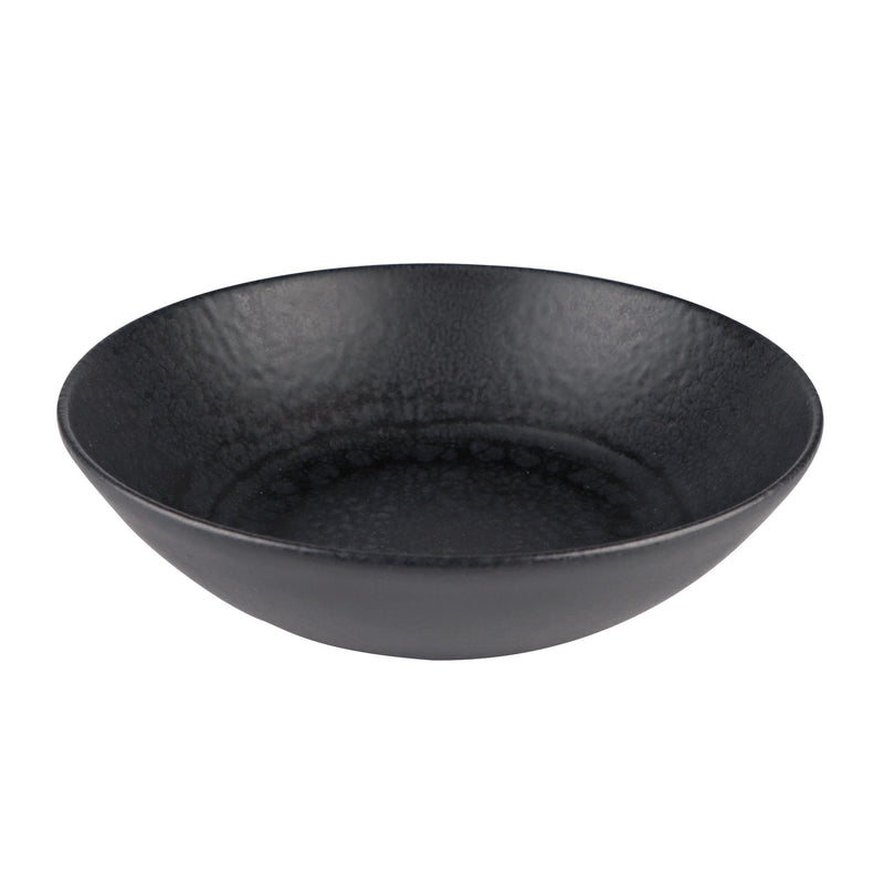 Mesa Ceramics - Mesa Ceramics Black Hammered Pasta Plate 22 cm