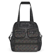 LUG - Puddle Jumper LE Convertible Tote Bag-BLACK/RAINBOW