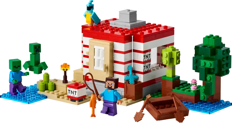 LEGO - 21275 - MINECRAFT - The TNT Jungle House - 287pcs