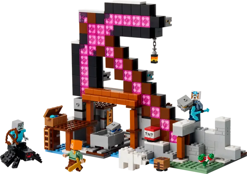 LEGO - 21277 - MINECRAFT - The Pickaxe Mine - 530pcs
