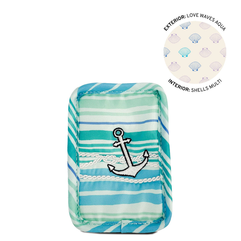 LUG - Embroidered Drizzle Zip Storage Pouch