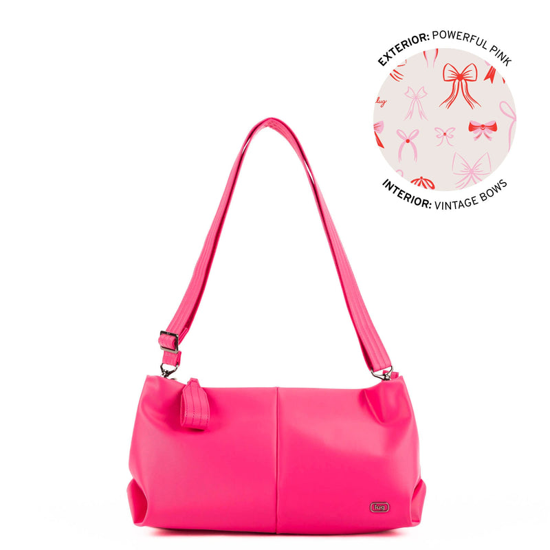 LUG - Half Plunge Satin Luxe VL Crossbody Bag