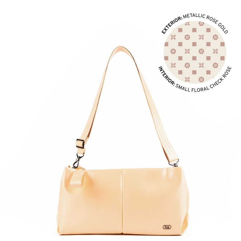 LUG - Half Plunge Satin Luxe VL Crossbody Bag