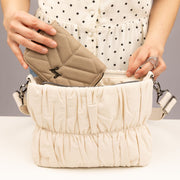 LUG - Flounce CloudGo Ruched Crossbody Bag