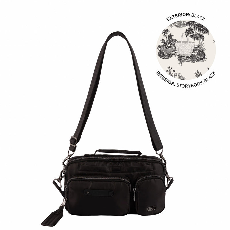 LUG - Switcheroo SE Crossbody Bag - BLACK - colour view