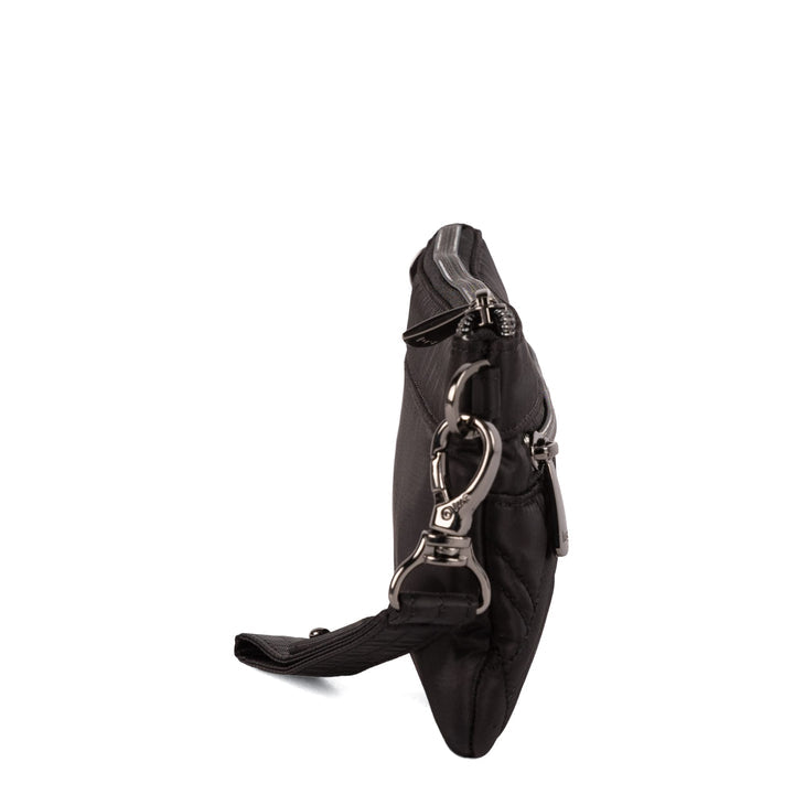 LUG - Super Metro XL Wristlet with Charm Bar - BLACK