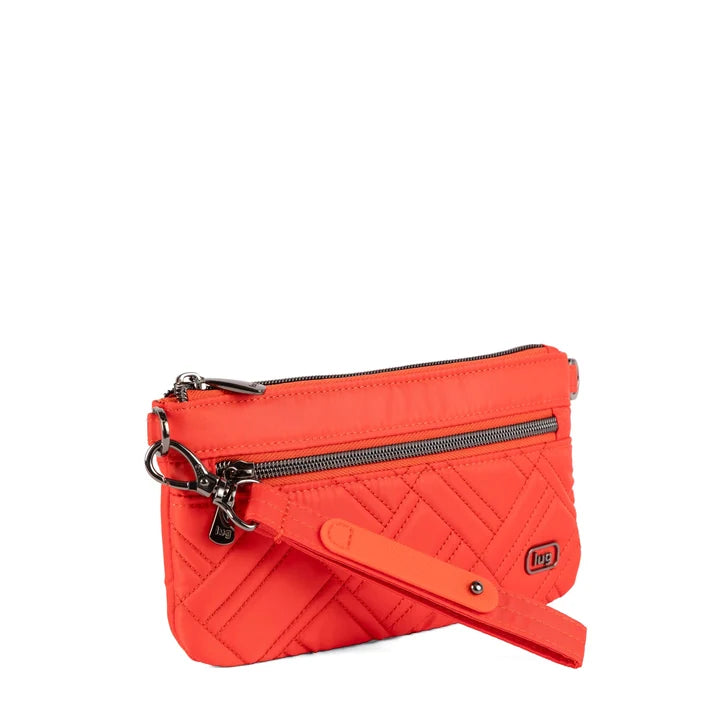 LUG - Super Metro XL Wristlet with Charm Bar - CAYENNE RED