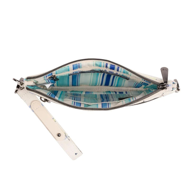 LUG - Super Metro XL Wristlet with Charm Bar - SMOOTH SAILING