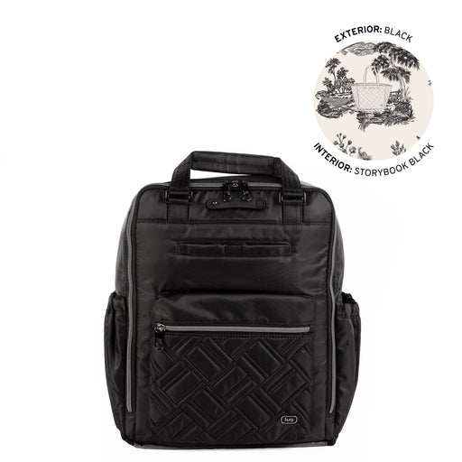 LUG - Voyager Backpack - BLACK - colour view