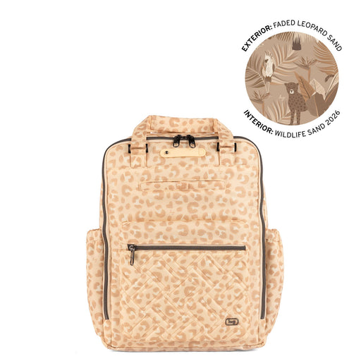 LUG - Voyager Backpack - FADED LEOPARD SAND - colour view