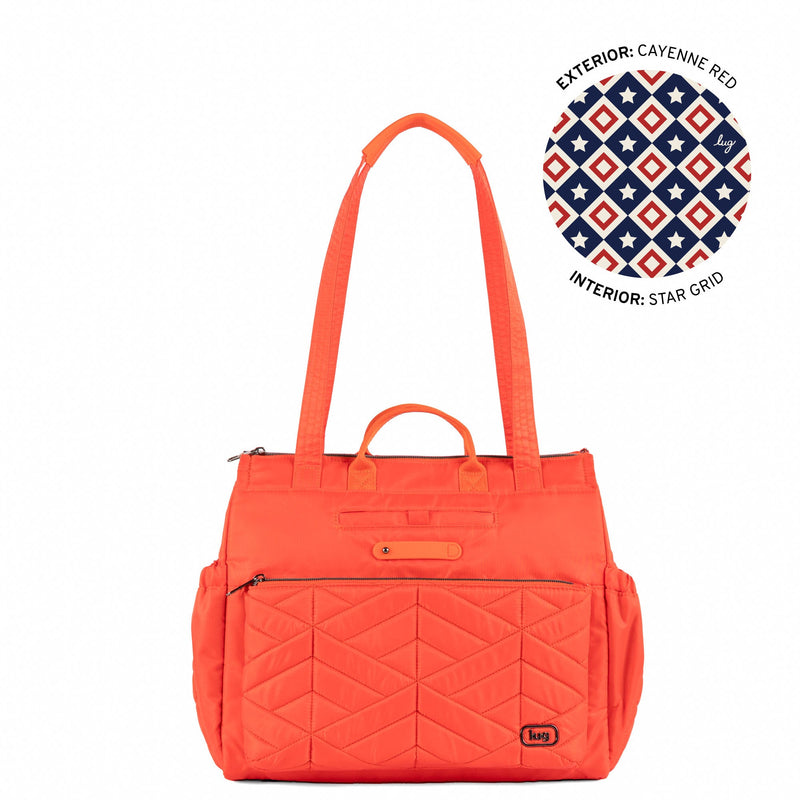 LUG - Soprano 2 Tote Bag - CAYENNE RED - colour view