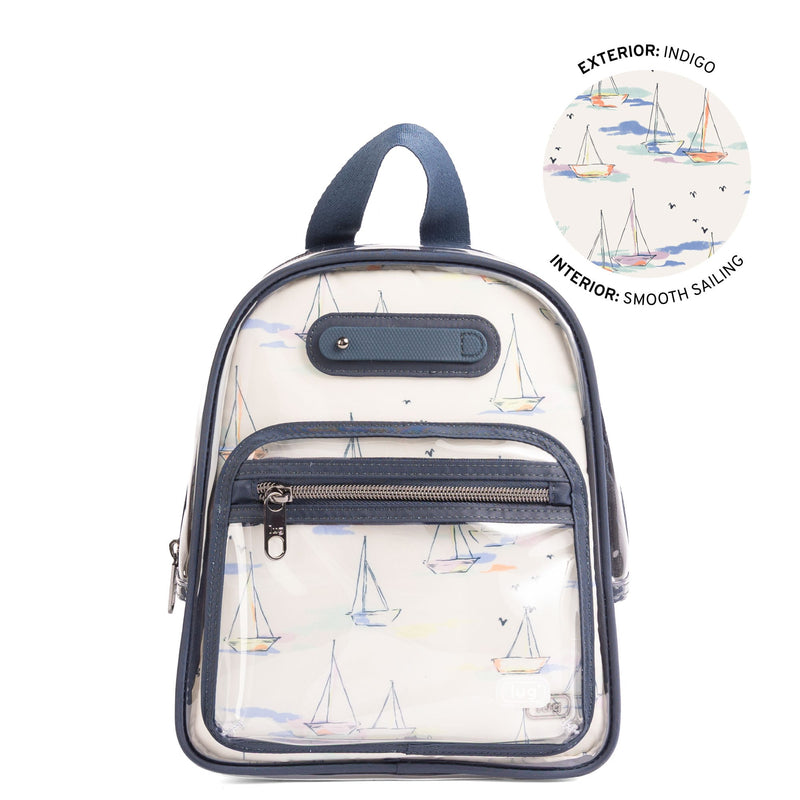 LUG - Jetliner Clearview Backpack - INDIGO - colour view