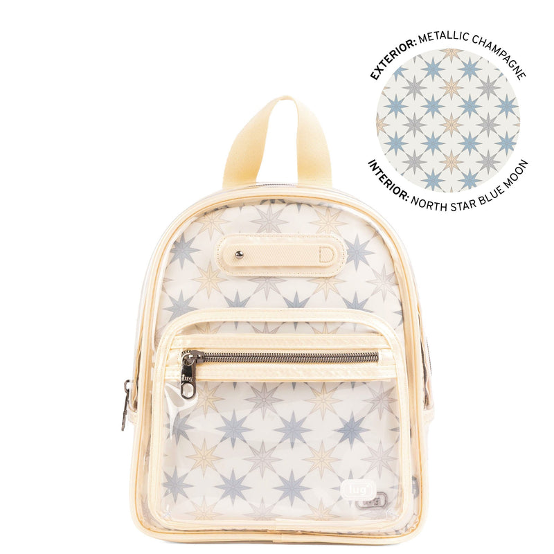 LUG - Jetliner Clearview Backpack - METALLIC CHAMPAGNE - colour view