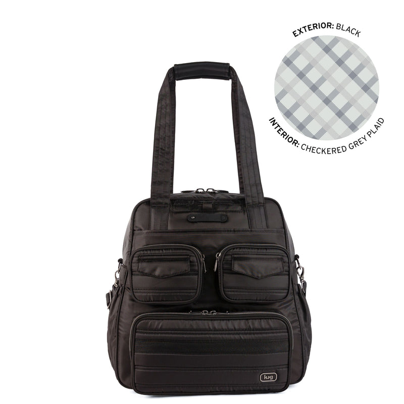 LUG - Puddle Jumper LE Convertible Tote Bag - BLACK 2 - colour view