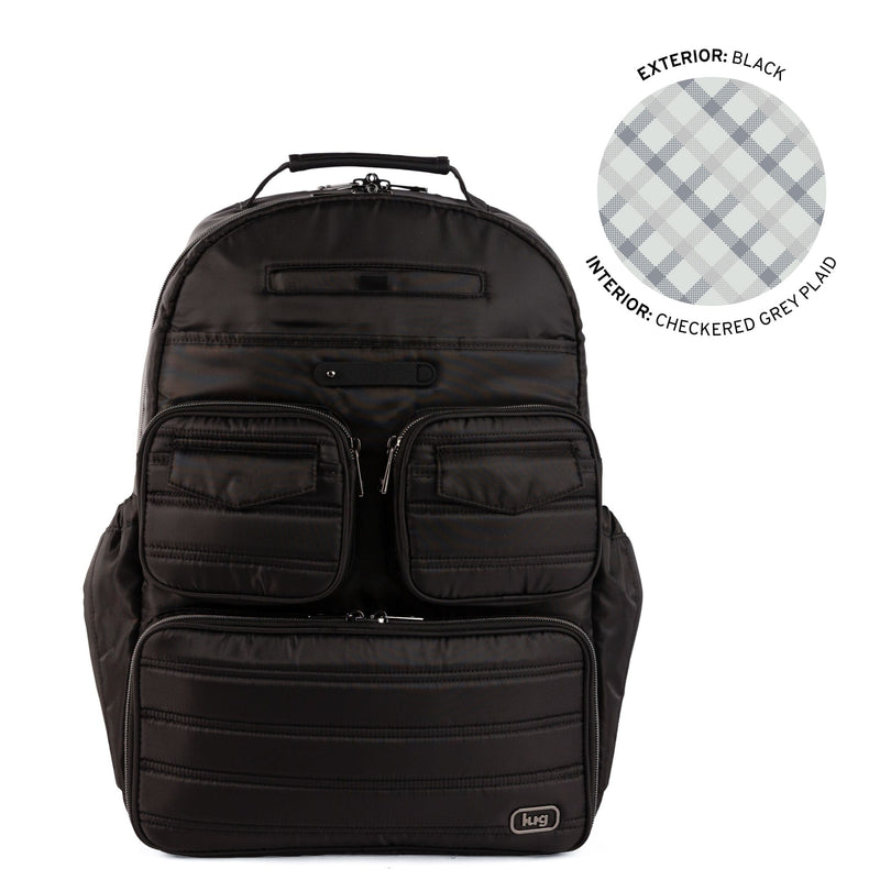 LUG - Legacy Collection Puddle Jumper Backpack - BLACK 2 - colour view