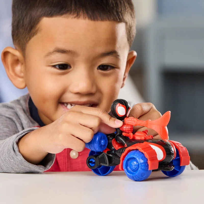 Hasbro - MARVEL - SPIDEY & FRIENDS -  3" MILES - TECHNO RACER VEHICLE