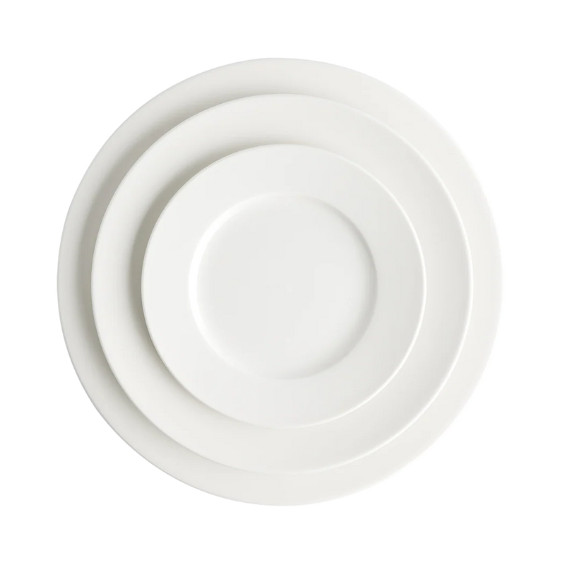 Browne - Foundation Wide Rim Plate - Round - 27.1 cm / 10.75" - Porcelain