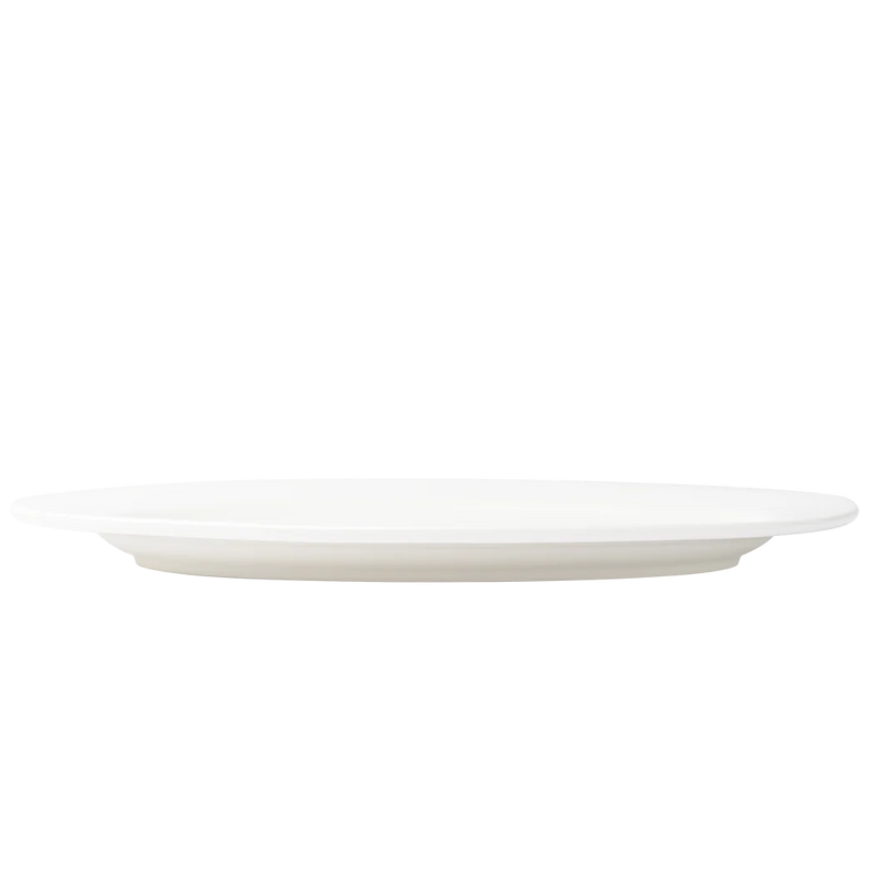 Browne - Foundation Wide Rim Plate - Oval - 30.1x21.6 cm / 11.75x8.5" - Porcelain