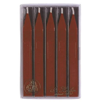 Clairefontaine - Favorite wax with wick 5 burgundy sticks