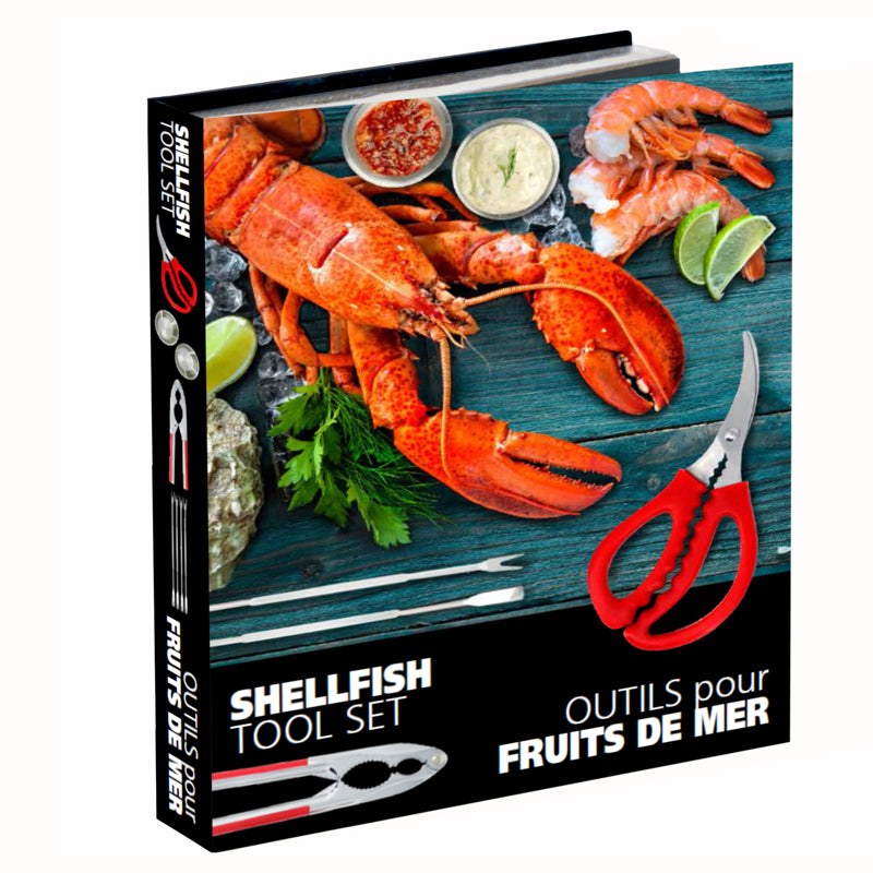 Natural Living - 8pc ShellfishTool Set