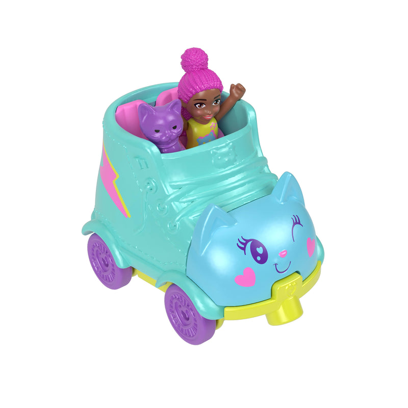 Polly Pocket - Pollyville Single Fig & Car