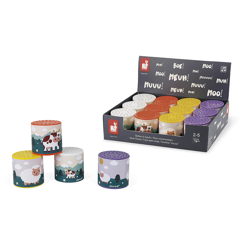 Janod - Janod Pocket -Moo And Baa Noisemaker