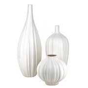 Natural Living - Allium - Tall Vase - Cream — Allium collection styling; other pieces sold separately.