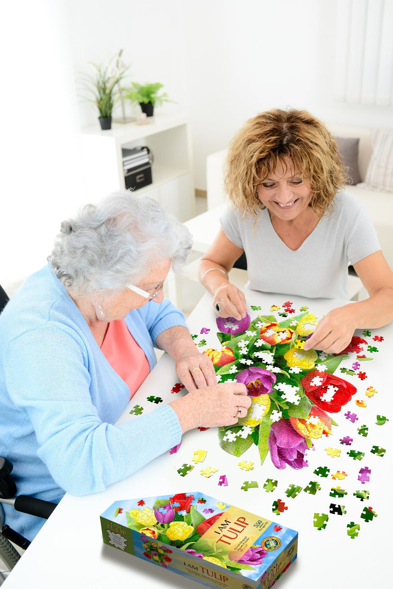 Madd Capp Puzzles – I Am Tulip Jigsaw Puzzle | 350 Pieces – lifestyle view