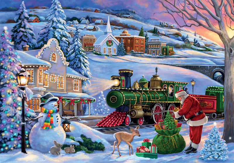 Clementoni - 500 Piece Puzzle - Christmas Train