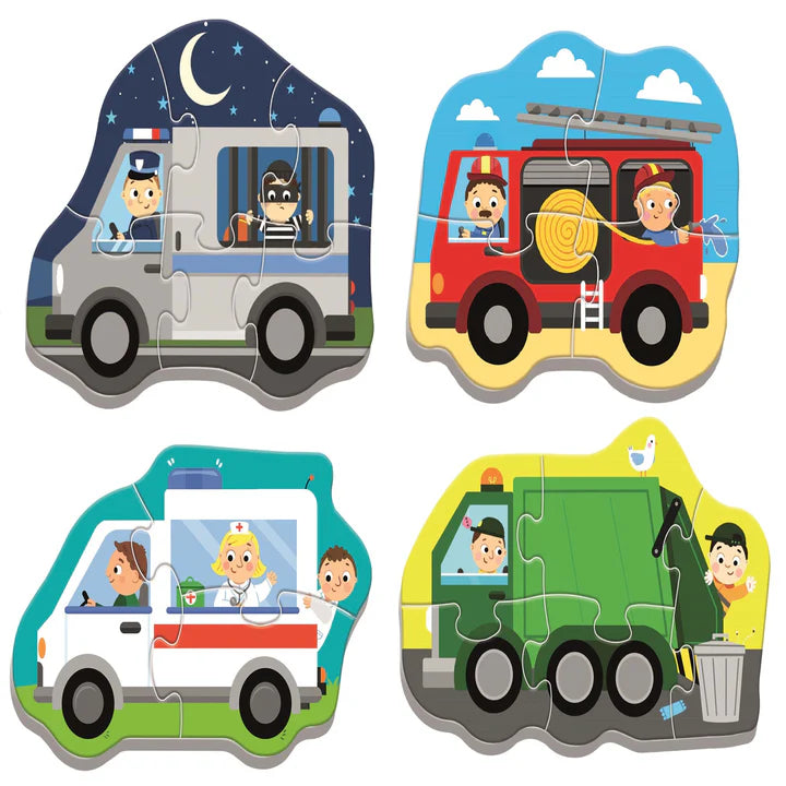 Trefl - Baby Classic - Vehicles And Jobs