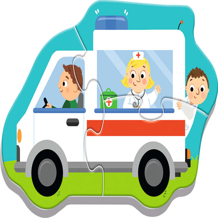 Trefl - Baby Classic - Vehicles And Jobs