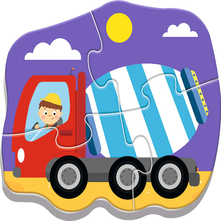 Trefl - Baby Classic - Vehicles On The Costruction Site